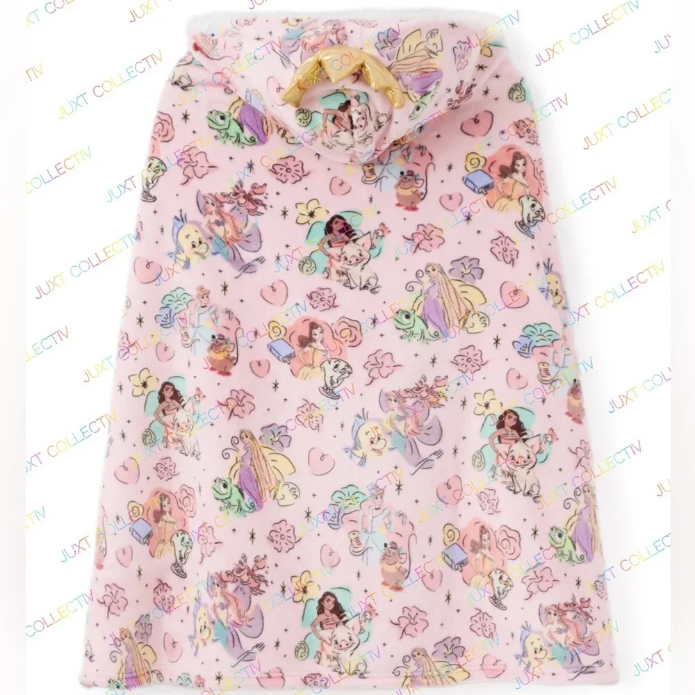 Disneyland Disney Princess Wearable Hoodie Cape Throw Blanket